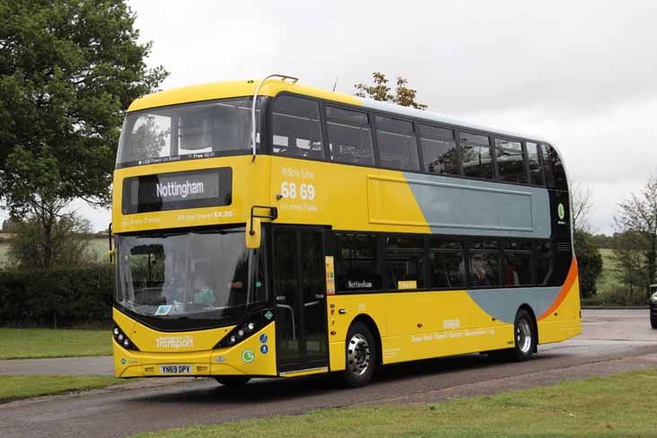 Nottingham Scania N280UD ADL Enviro400CNGCITY 510